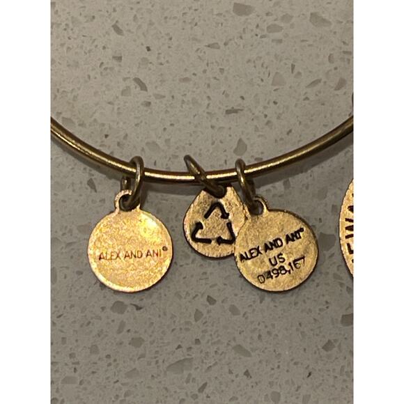 Alex and Ani Fleur de Lis bracelet - Picture 7 of 7